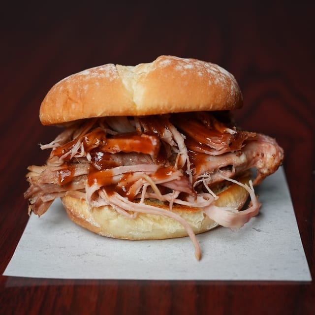 Pulled Pork Sandwich.
